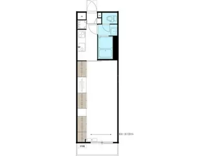 リブリ・シャルム(1K/3階)の間取り写真