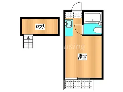 友好3番5番館(ワンルーム/2階)の間取り写真