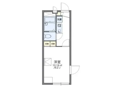 レオパレスSUN(1K/1階)の間取り写真