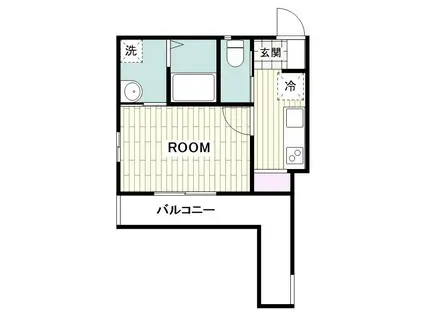 BRIGHT STAGE TSUJIDO(1K/2階)の間取り写真