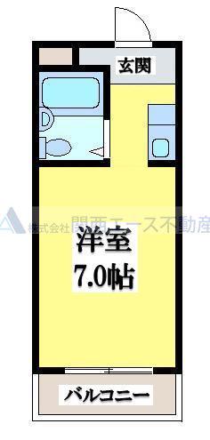 新深江CTスクエア(ワンルーム/5階)の間取り写真