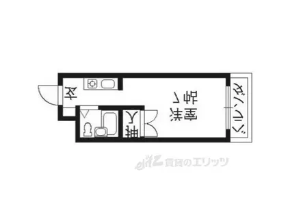 TOMONA(ワンルーム/4階)の間取り写真