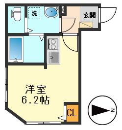 753ハイム亀有(ワンルーム/3階)の間取り写真