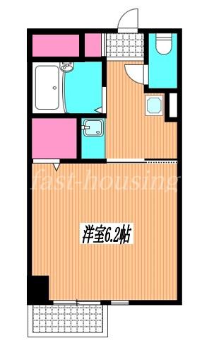ル・プランタン(1K/4階)の間取り写真