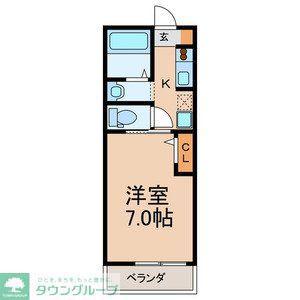 STYLE NEW A16(1K/2階)の間取り写真