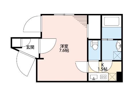 BESTSTAGEスカイツリー(1K/1階)の間取り写真