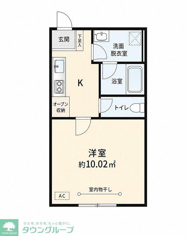 LUCENT船橋(1K/3階)の間取り写真