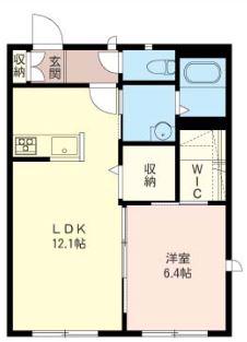 MK・VILLA(1LDK/2階)の間取り写真