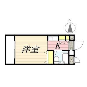 メゾン ド イマージュ(ワンルーム/4階)の間取り写真