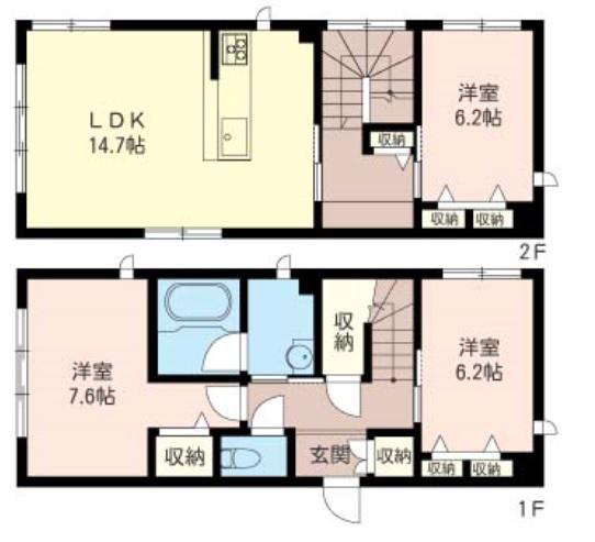 シャーメゾン杜(3LDK/1階)の間取り写真