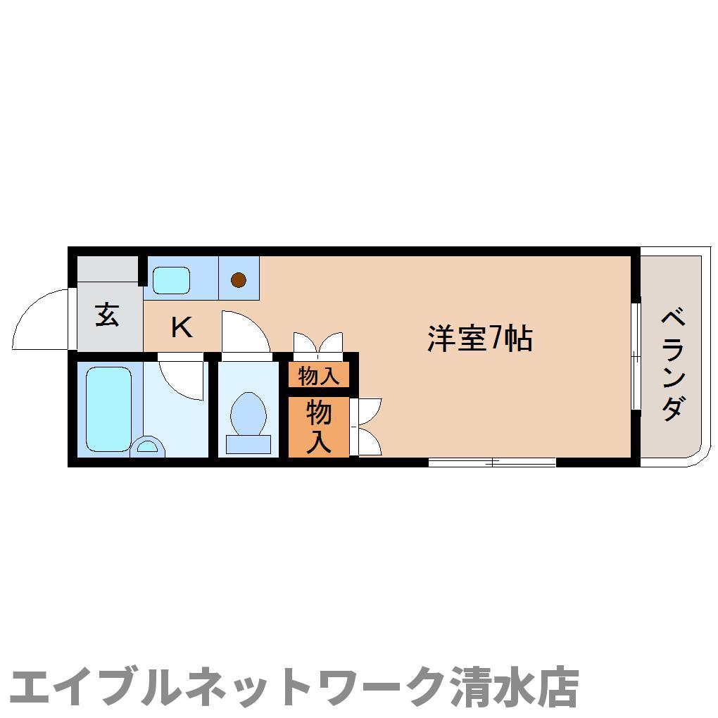 ビグストーンIII(1K/1階)の間取り写真