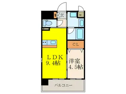 第25関根マンション(1LDK/2階)の間取り写真