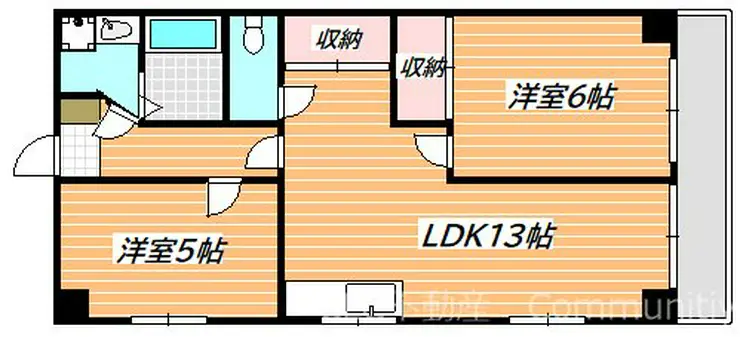 ハイライフ第二行徳 3階階 間取り