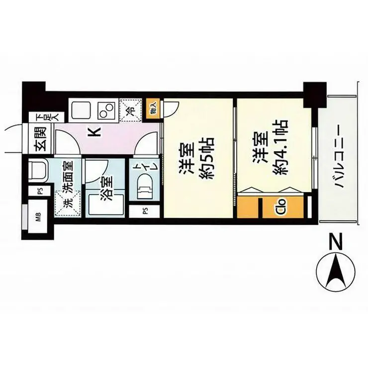 日神デュオステージ本牧 3階階 間取り