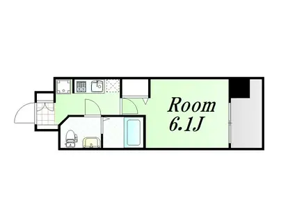 リッツ新大阪(1K/5階)の間取り写真