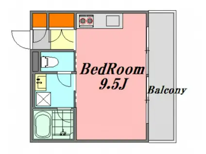 DOLCE CENTRO(1K/10階)の間取り写真