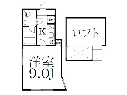 VERT COURT ARAIYAKUSHI(1K/4階)の間取り写真