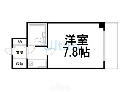 FLATS54(1K/3階)の間取り写真