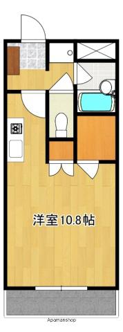 サニーハイツM(ワンルーム/3階)の間取り写真