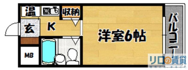 HR下新庄(ワンルーム/5階)の間取り写真