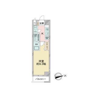KDXレジデンス今池(1K/7階)の間取り写真