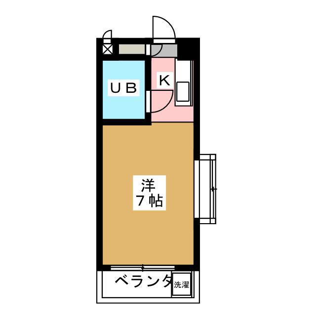 サンハイム西落合(ワンルーム/4階)の間取り写真