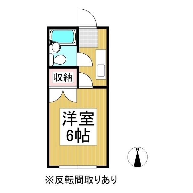 第一甲子ビル(1K/3階)の間取り写真