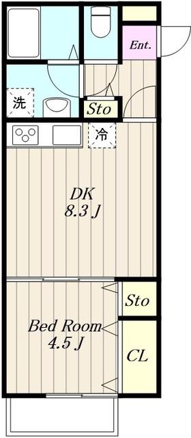 フォレスト上鶴間(1LDK/3階)の間取り写真