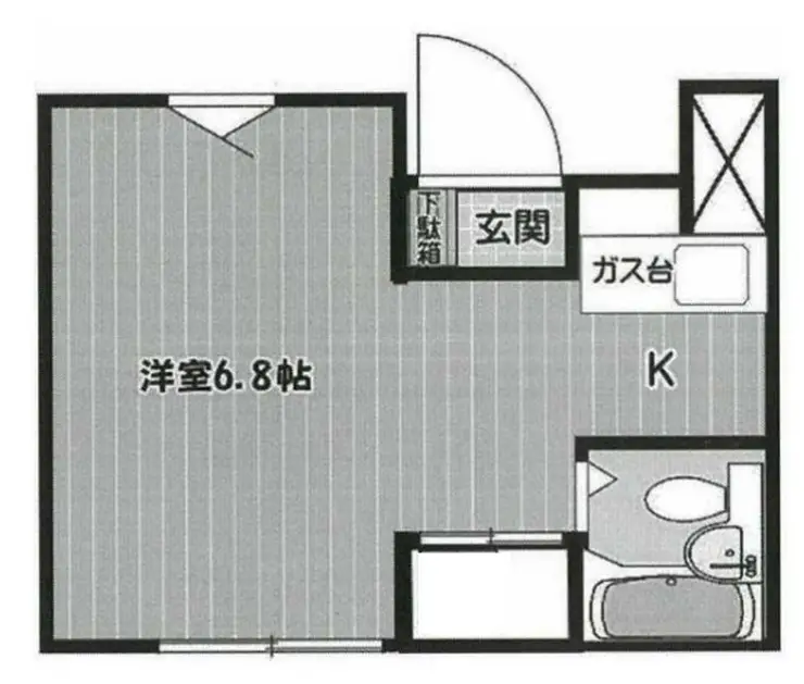 コーポ永 3階階 間取り