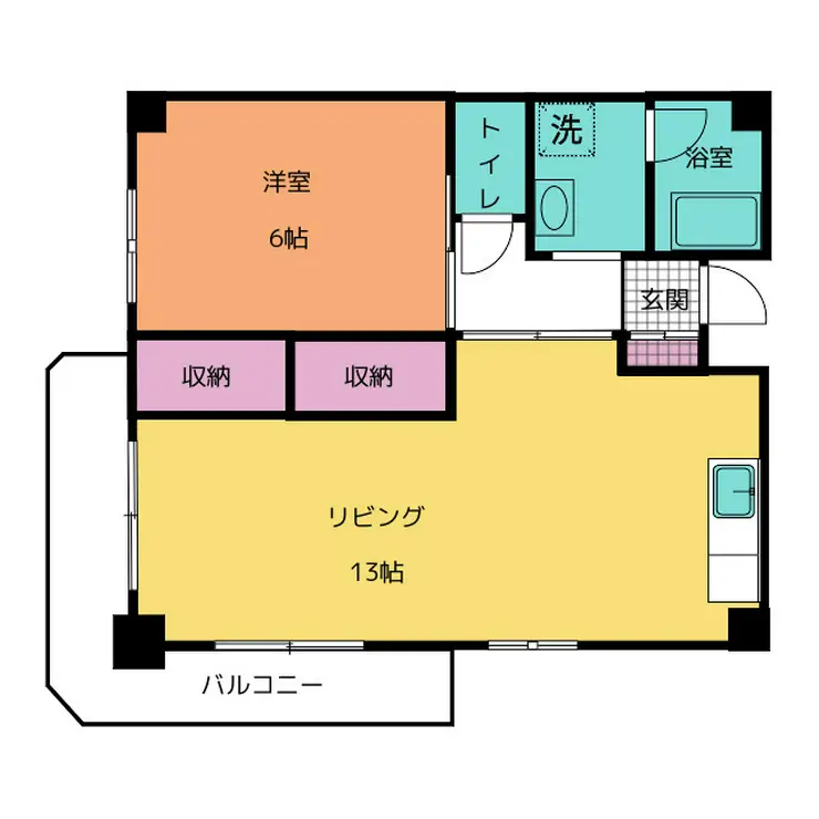 第2小池ビル 3階階 間取り