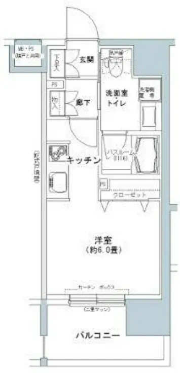 パークキューブ板橋本町 3階階 間取り