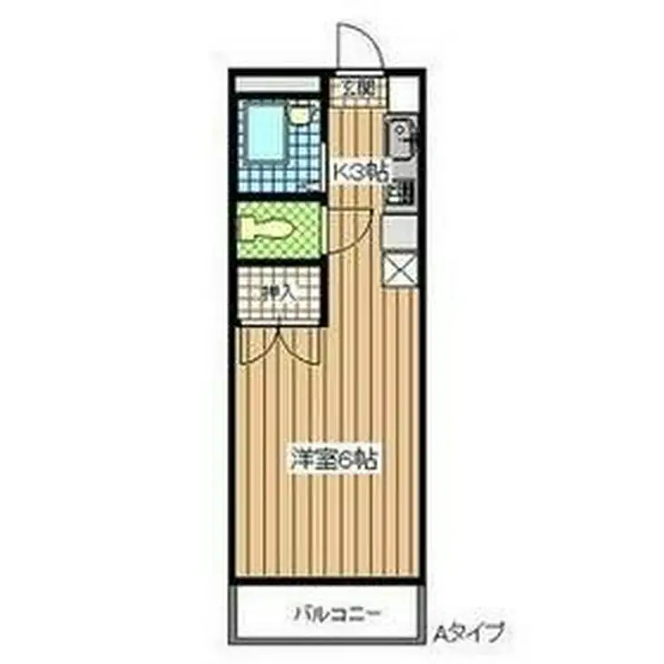 アトリウム・ナカマタ 2階階 間取り