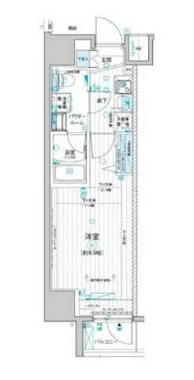 メインステージ入谷IV 4階階 間取り