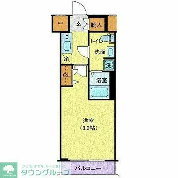 ジェノヴィア浅草駅前スカイガーデン 6階階 間取り