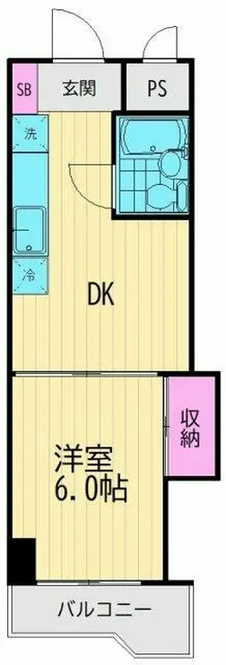 ニューライフ大森 5階階 間取り