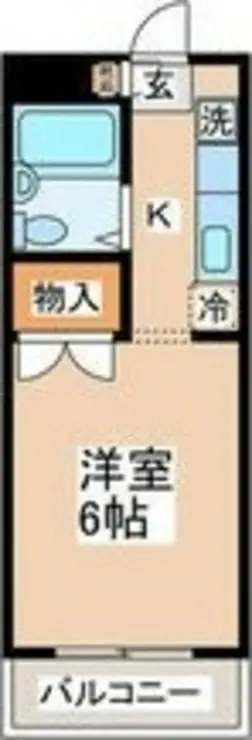 メゾンイースト 2階階 間取り
