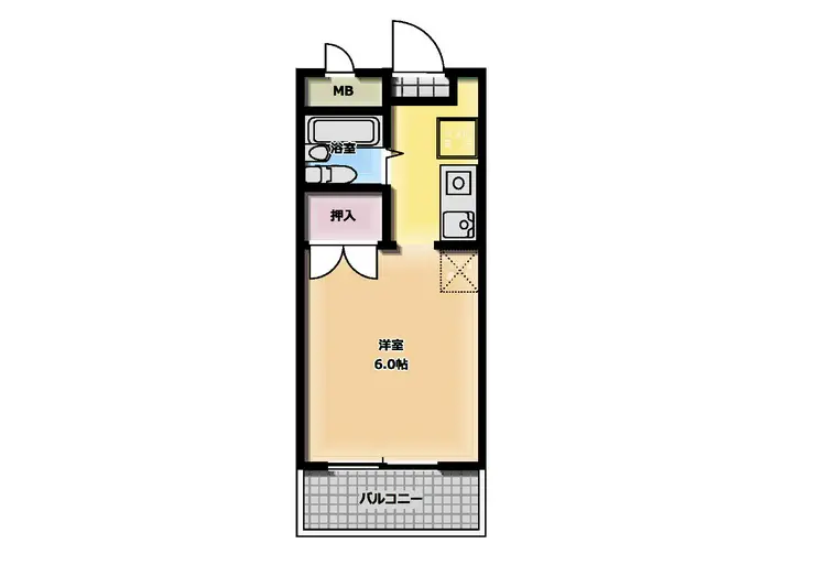 シャトル井上 2階階 間取り