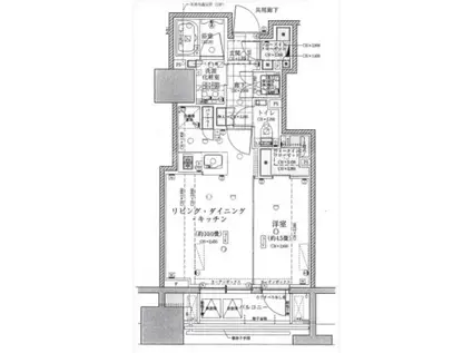 クラッシィハウス神田錦町(1LDK/6階)の間取り写真