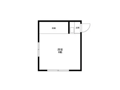 OLD&NEWアパートメント裏中野(ワンルーム/4階)の間取り写真