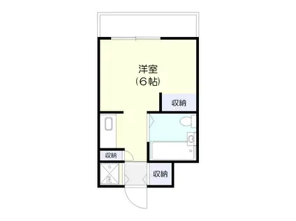 IMレジデンスイタコ(1K/3階)の間取り写真