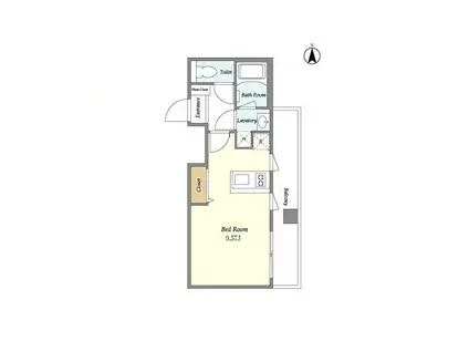 LOCS DAITABASHI(ワンルーム/4階)の間取り写真