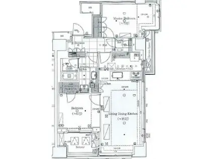 パークコート千代田一番町(2LDK/12階)の間取り写真