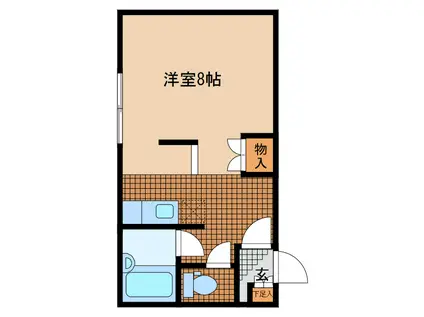 ビレッジN94(ワンルーム/1階)の間取り写真