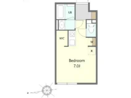 ショウケン ヴィラ玉川学園1(ワンルーム/1階)の間取り写真