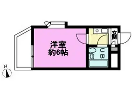 KBC堀切(1K/3階)の間取り写真