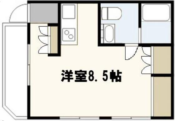 RENOVE HOUSE長束(ワンルーム/3階)の間取り写真
