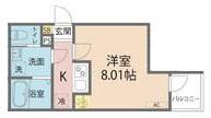 JMAISON矢部1(1K/3階)の間取り写真