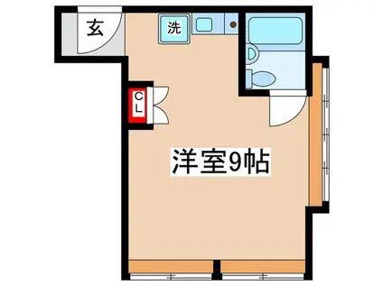 ディーズイン(ワンルーム/2階)の間取り写真