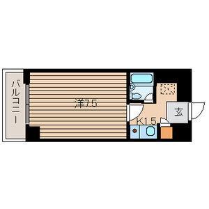 ニューライフ大通弐番館(1K/4階)の間取り写真