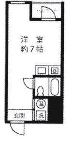 サニークレスト三田(1K/10階)の間取り写真